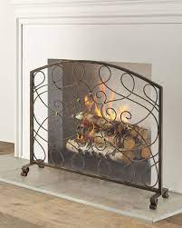 Fireplace Screen With Loop Design