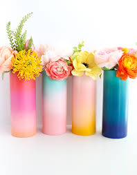 Diy Gradient Flower Vases A Kailo