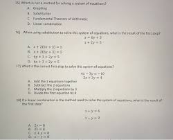 Which Is Not A Method For Solving A