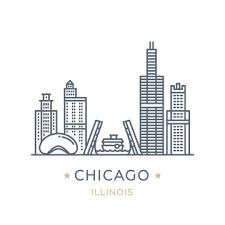 Chicago Skyline Outline Images Browse