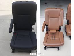 Automotive Leather Seat Re Dye In