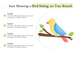 Bird Sitting On Tree Branch