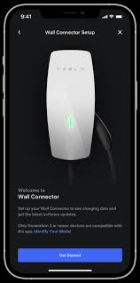 Mobile App Wall Connector