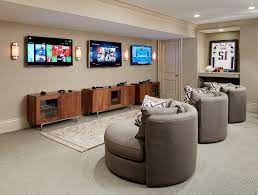 Basement Theater Gaming Room Game