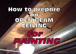 open beam ceiling for painting