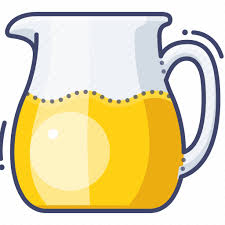 Glass Jug Juice Orange Icon