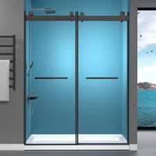 Double Sliding Frameless Shower Door