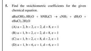 Chemical Equation Aba