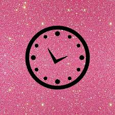 Pink Glitter App Icon Glitter Phone