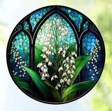 Valley Window Cling Faux Stained Glass