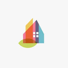 Chalet Home Logo Eco House Design Sign