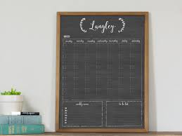 Chalkboard Calendar Decal