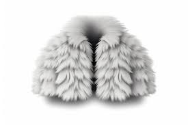 Fur Coat Icon On White Background Ar 32