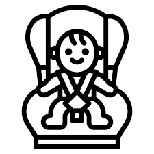 Baby Car Seat Free Miscellaneous Icons