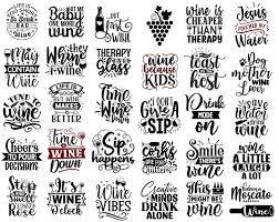 Wine Svg Bundle Wine Svg Svg