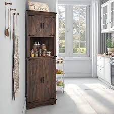 68 Farmhouse Corner Cabinet 5 Tier