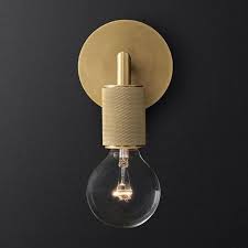 Armed Retro Brass Series Wall Sconce