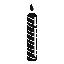 Party Birthday Candle Vector Icon