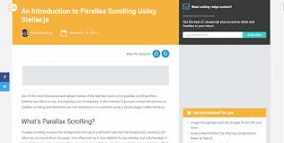 18 parallax scrolling tutorials with