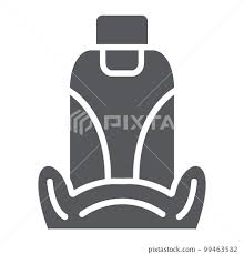 Car Seat Glyph Icon Auto And Part Car