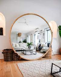 Large Round Viewing Mirror 200cm