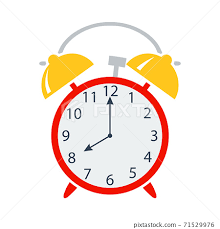 Icon Of Alarm Clock In Ui Colors