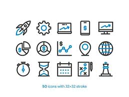 General Business Icon Set 50 Icons For