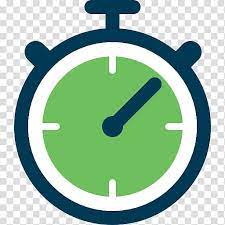 Round Green Clock Timer Stopwatch