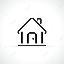 Home Or House Line Icon Symbol Estate
