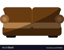 Two Seat Couch Or Sofa Icon Image