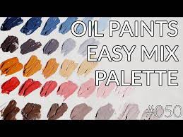 050 Mixing Oil Paints Easy Palette