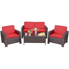 Lacoo 4 Pieces Patio Furniture Sets