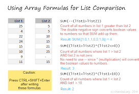 Values In Excel Using Array Formulas