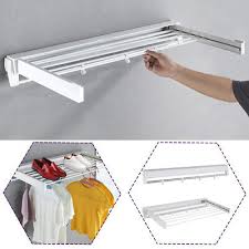 Retractable Clothes Rack Wall Mounted