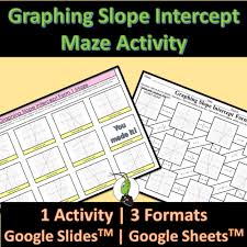 Graphing Slope Intercept Form Maze