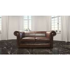 Brown Leather Sofa 2 Seater