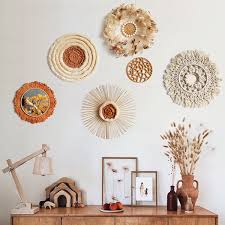 Boho Style Wall Decor Rattan Wall