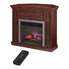 Electric Fireplace In Antique Cherry