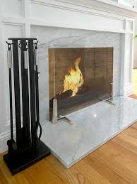 Axton Glass Screen Satin Nickel