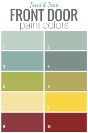 Beautiful Front Door Paint Colors