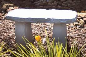 Engraved Concrete Memorial Benches