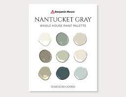 Benjamin Moore Nantucket Gray Palette