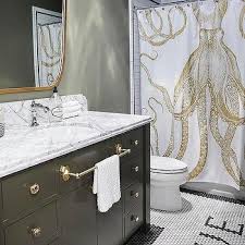 Bath Octopus Shower Curtain