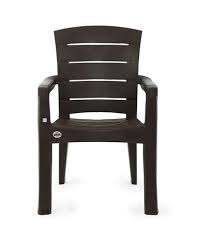 Avon Brown Plastic High Back Chair In