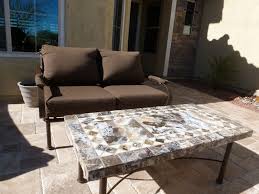 Natural Stone Outdoor Coffee Table