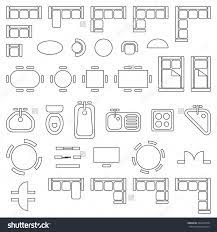 Furniture Symbols For Architecture Plans