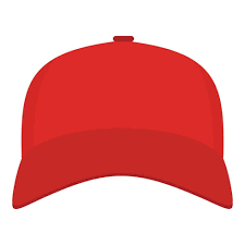Baseball Cap In Front Icon Flat Style