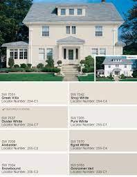 White Paint Colors For Brick Exteriors