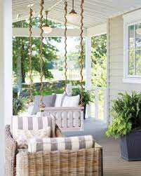 Decorate Porch Swing Diy Front Porch