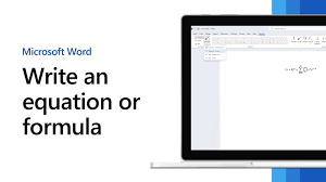 Write An Equation Or Formula